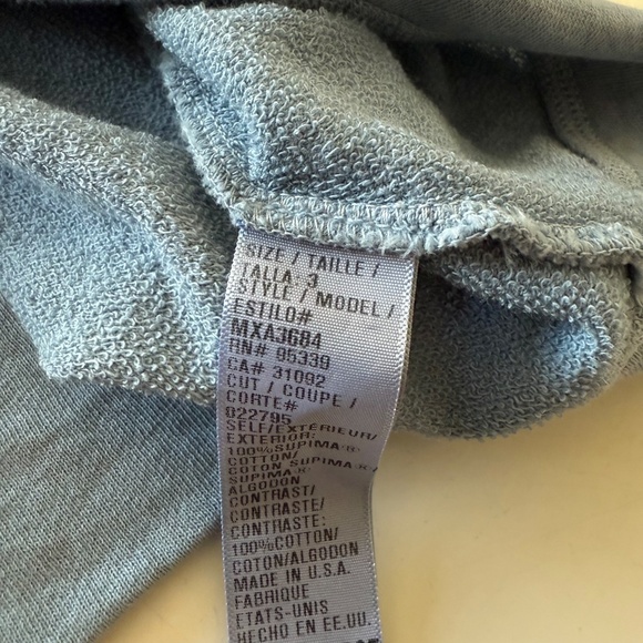 James Perse Loopback Supima Cotton Jersey Knit Crewneck Sweatshirt Men 3 / LARGE - Picture 9 of 10